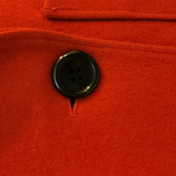 Vintage Evan Picone Red Wool Blazer with Velvet Collar size 8 - Picture 5 of 14